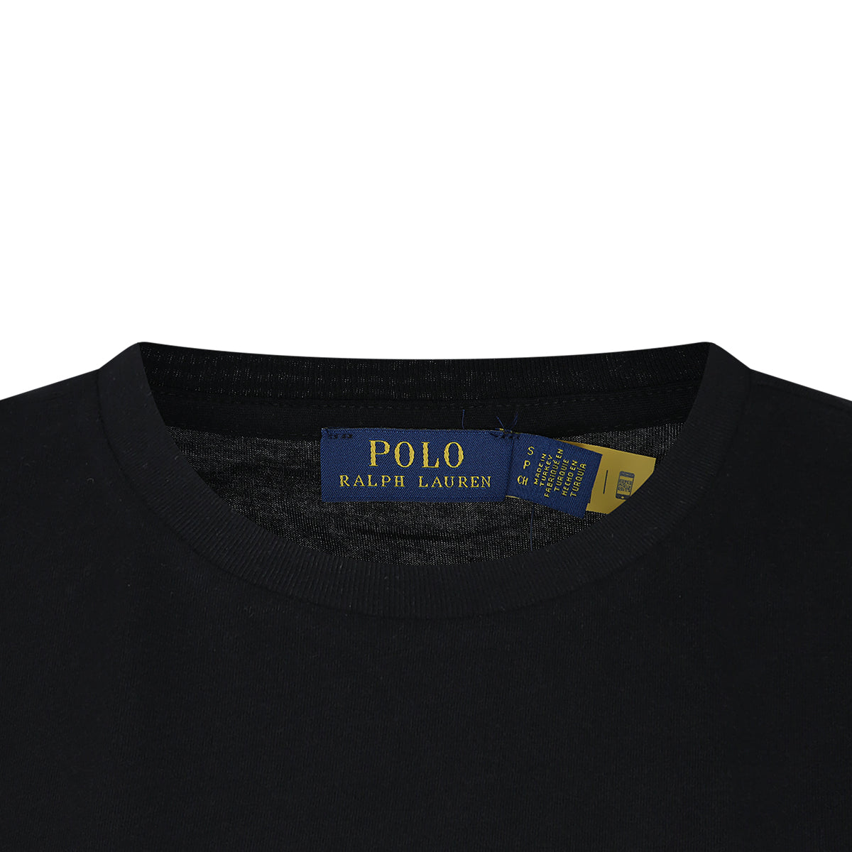 BLACK COTTON T-SHIRT