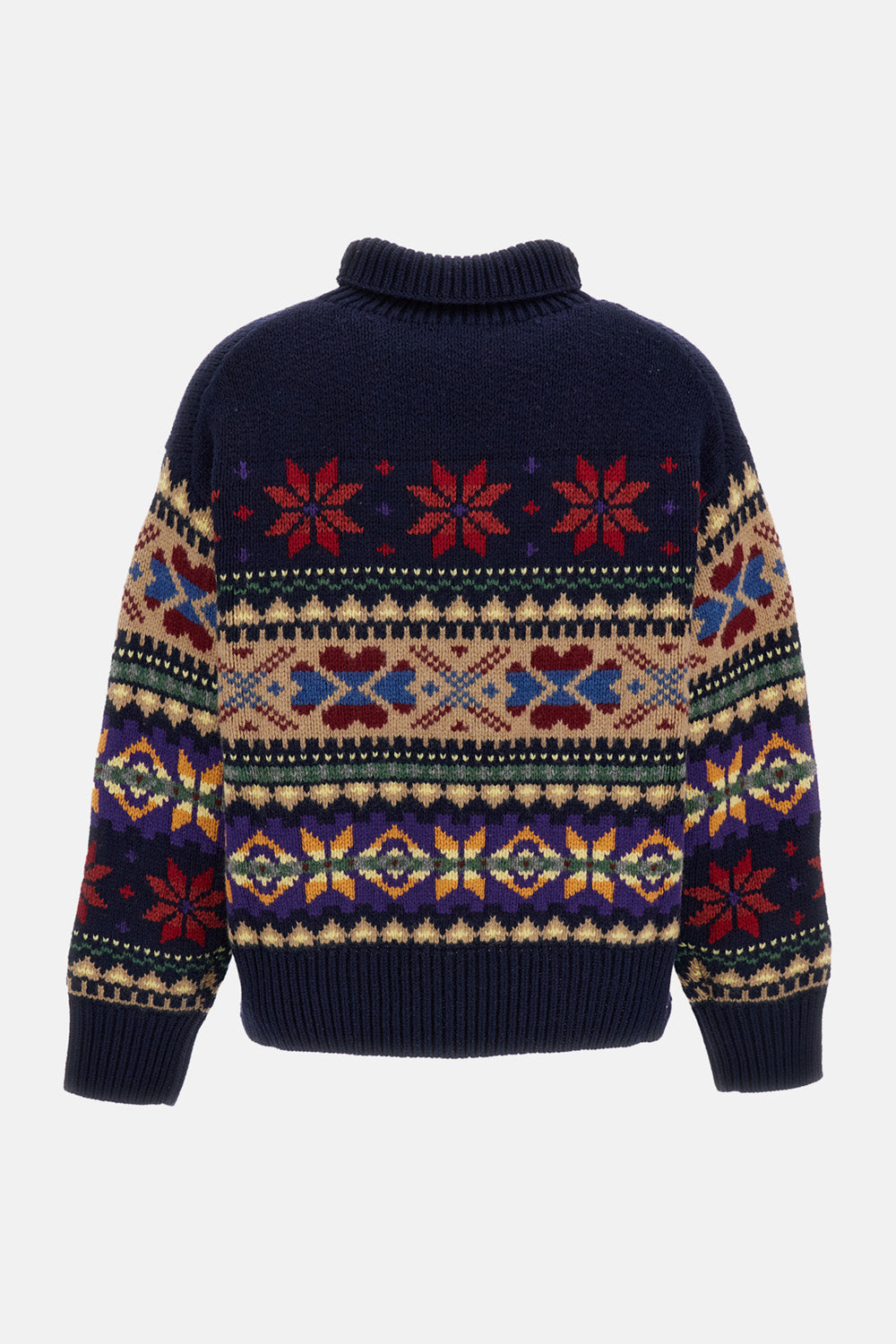 WOOL-CASHMERE TURTLENECK SWEATER