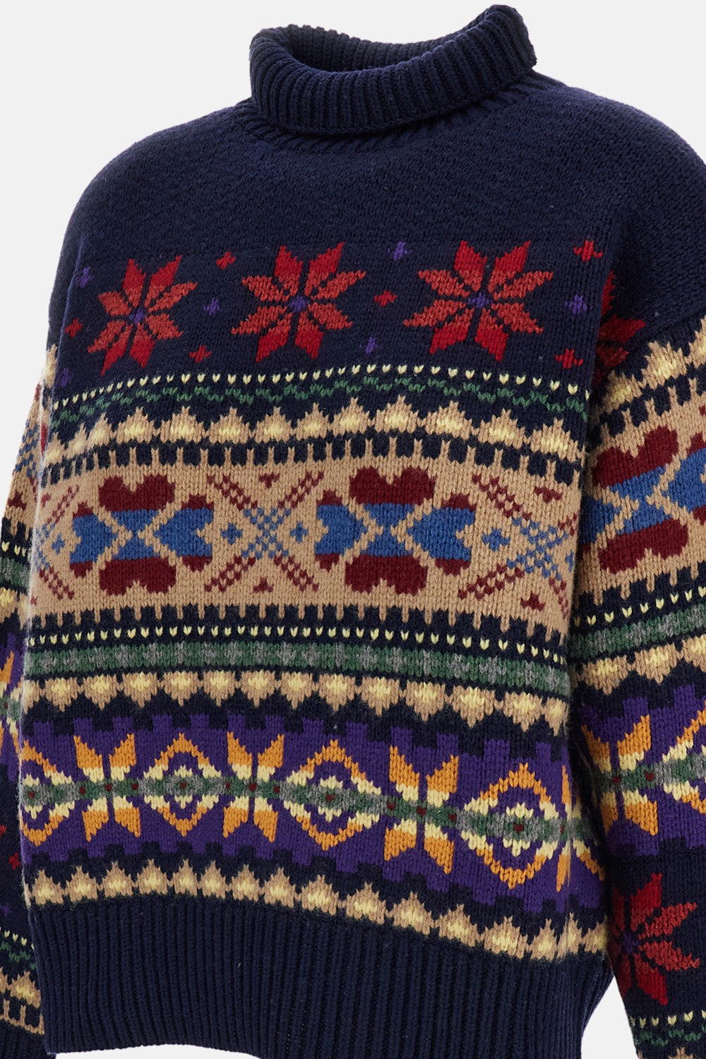 WOOL-CASHMERE TURTLENECK SWEATER