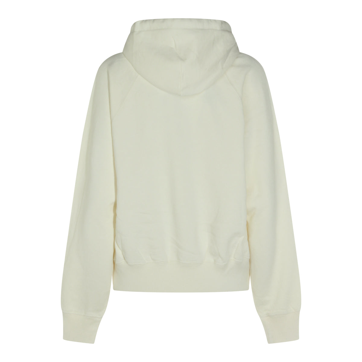 WARM WHITE COTTON SWEATSHIRT