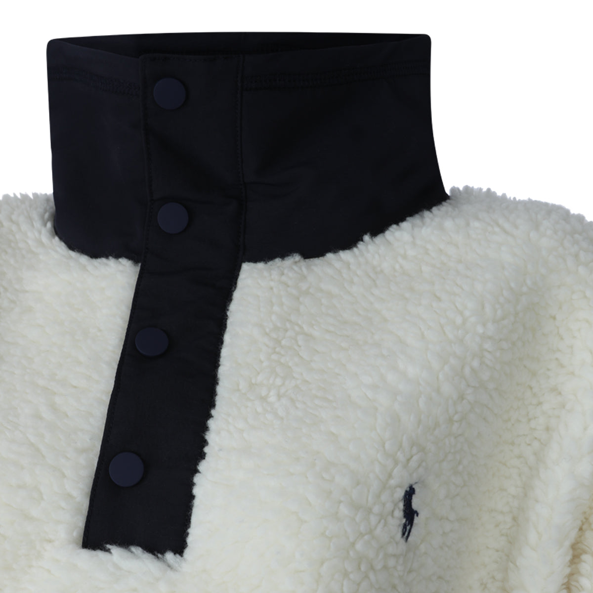 CREAM AND BLACK SWEATER