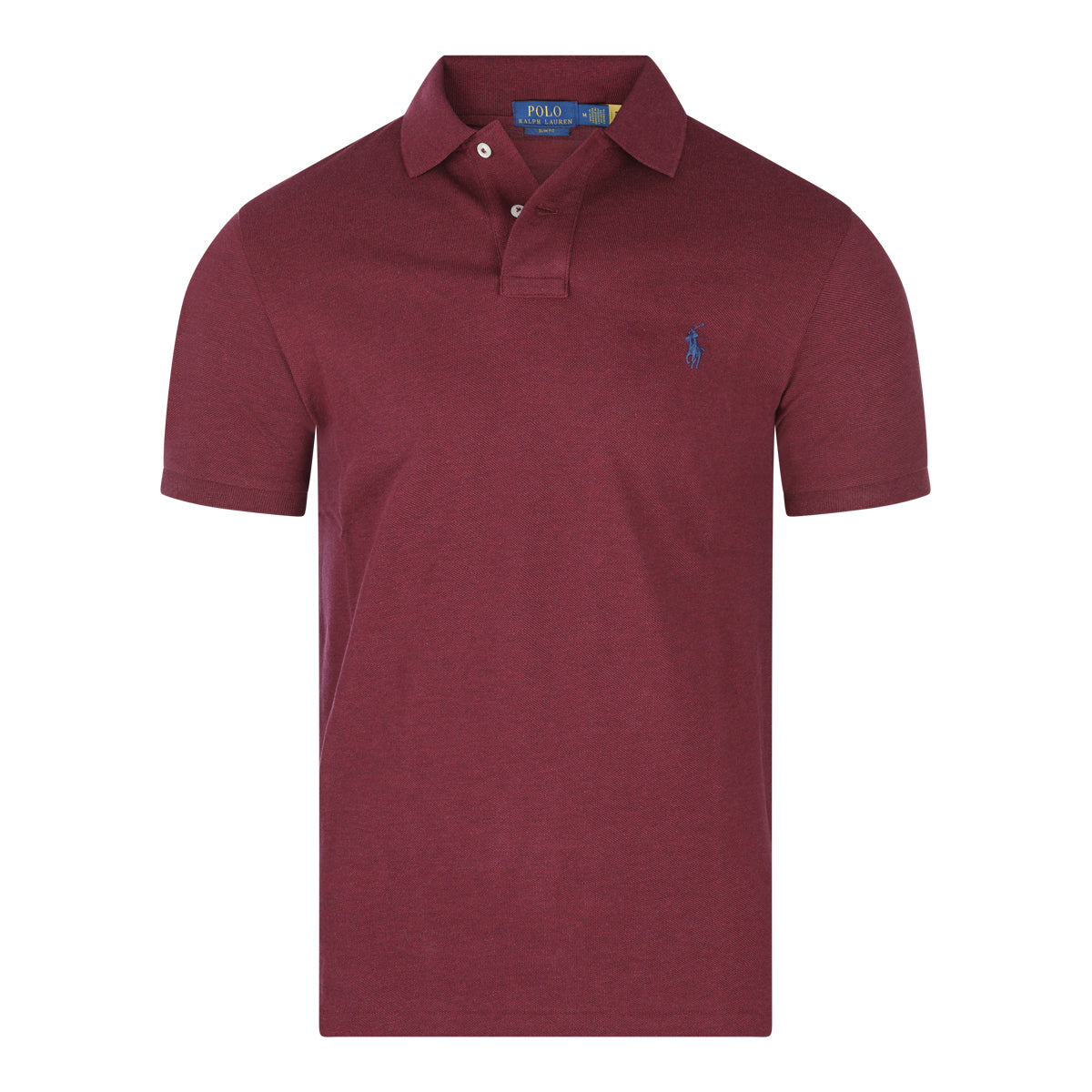 DARK RED COTTON POLO SHIRT