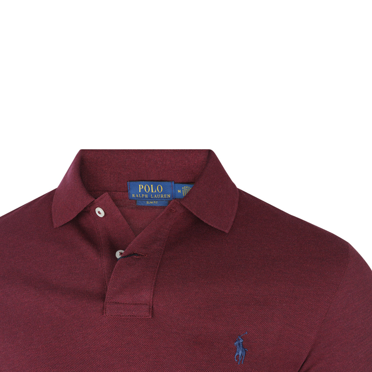 DARK RED COTTON POLO SHIRT