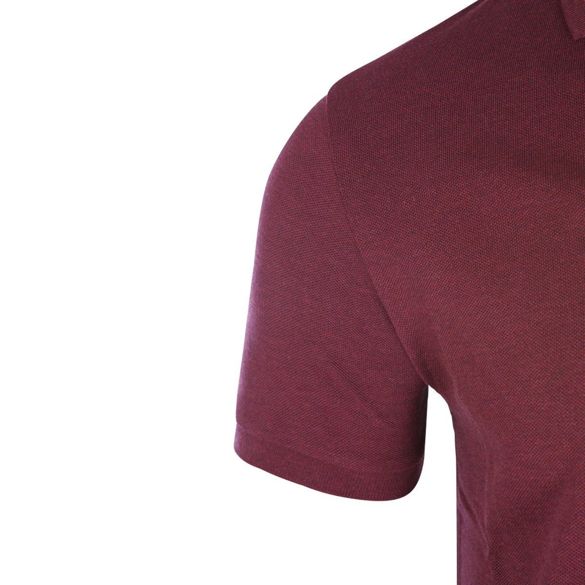 DARK RED COTTON POLO SHIRT