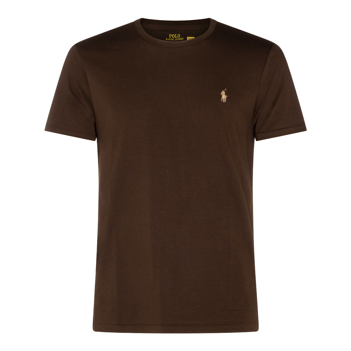 BROWN COTTON T-SHIRT