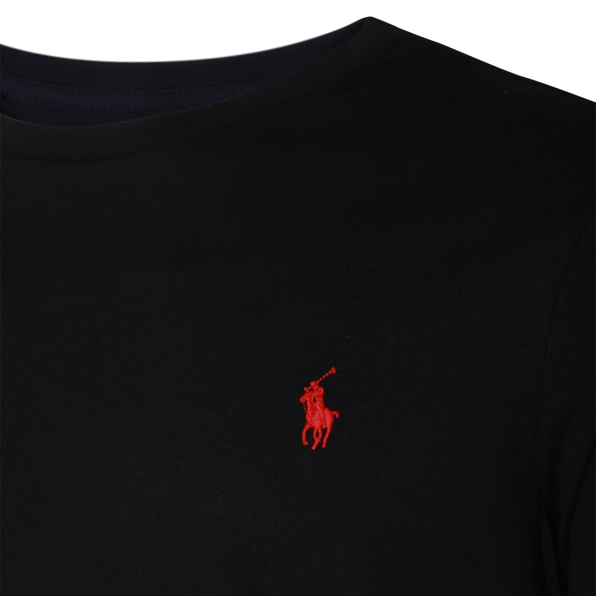 BLACK COTTON T-SHIRT