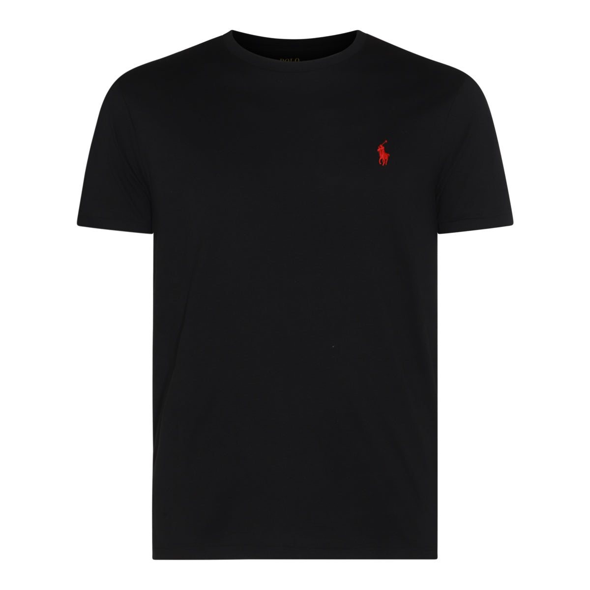 BLACK COTTON T-SHIRT