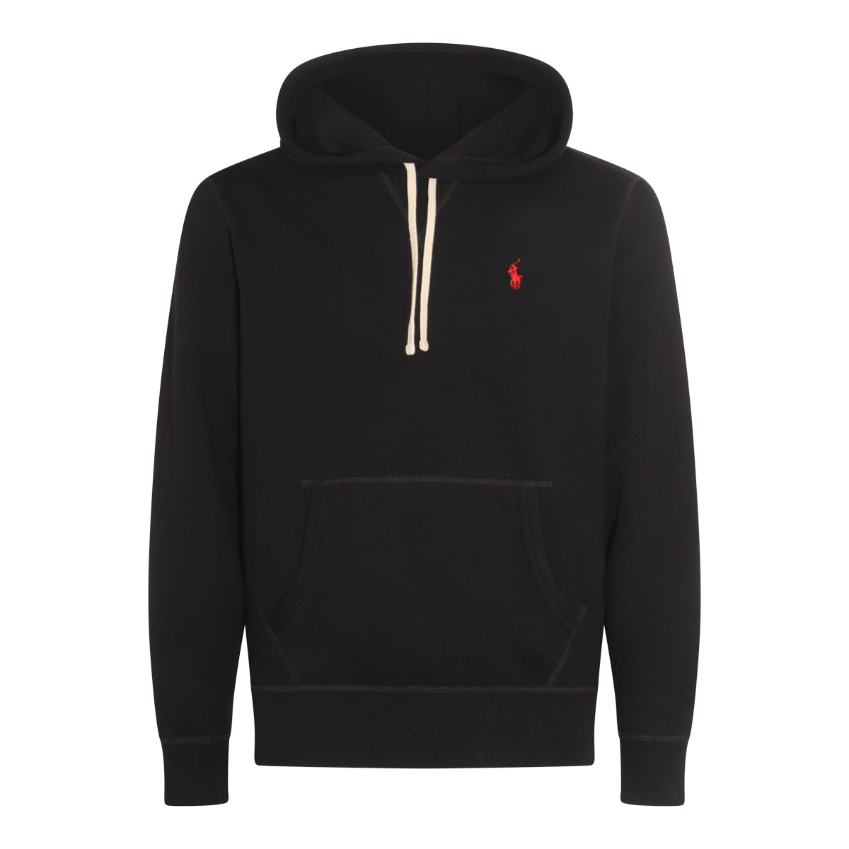 BLACK COTTON SWEATSHIRT