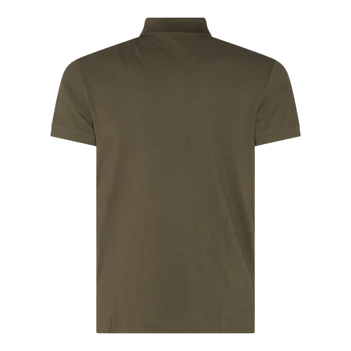 DARK GREEN COTTON POLO SHIRT
