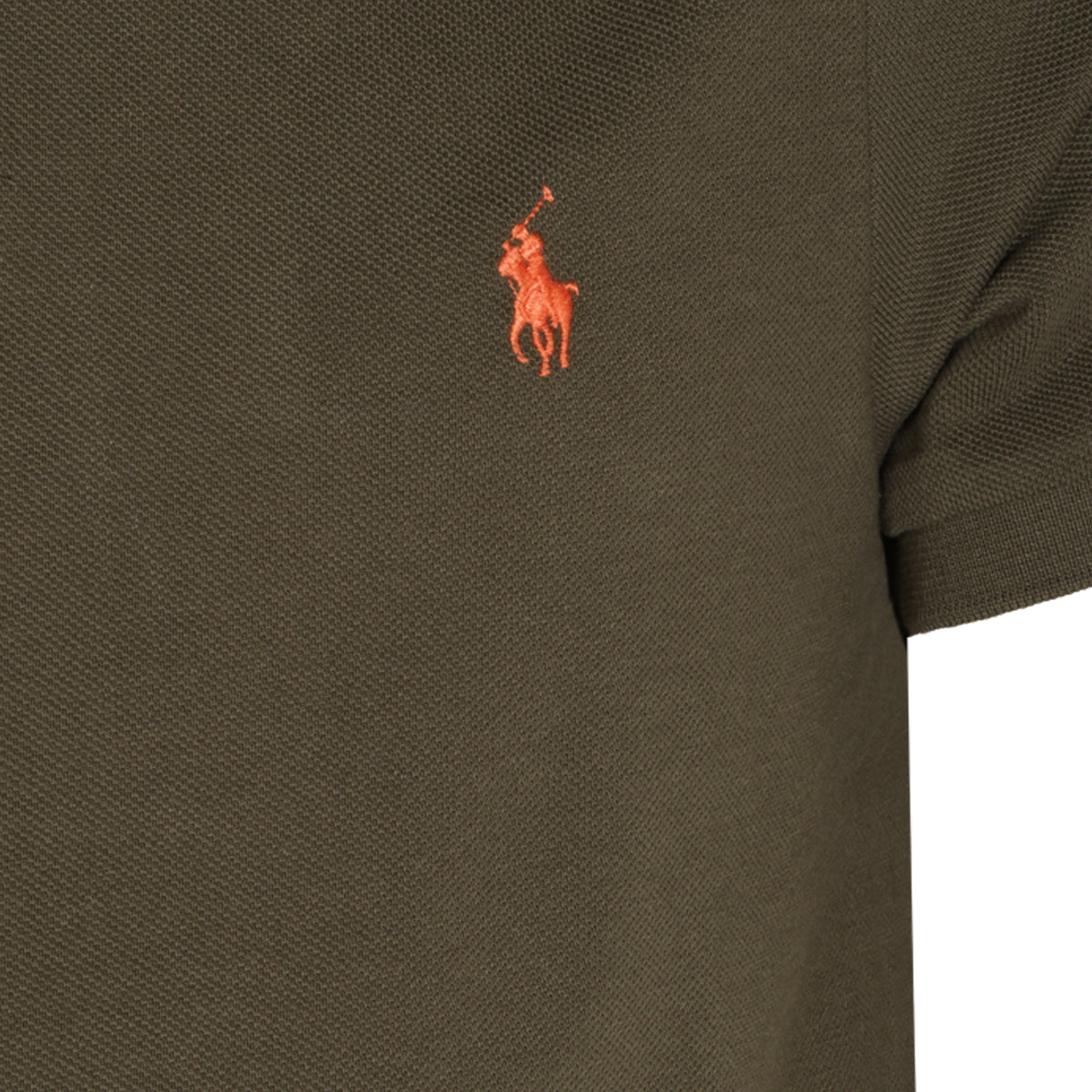 DARK GREEN COTTON POLO SHIRT