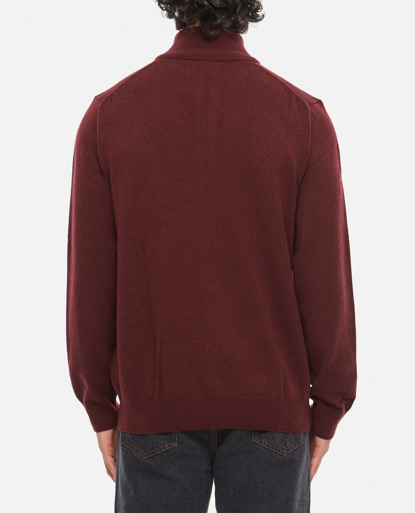 HALF-ZIP WOOL PULLOVER