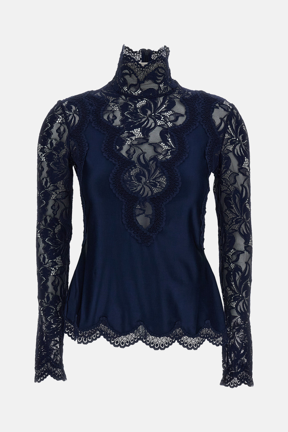 LONG SLEEVED LACE TOP