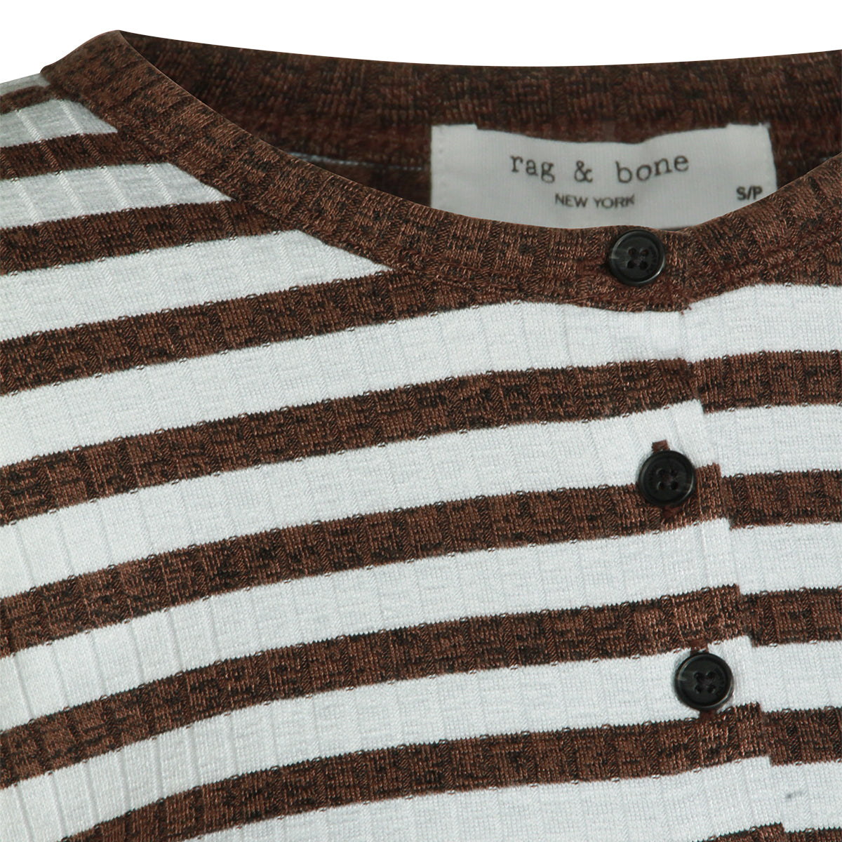 COCOA COTTON STRIPED CARDIGAN