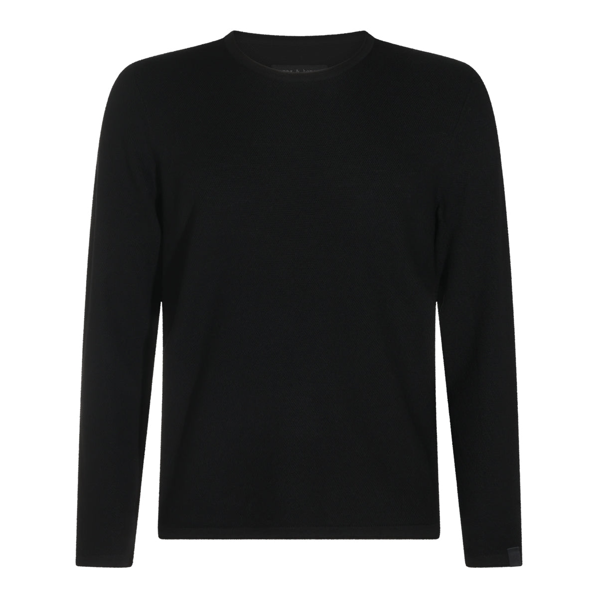 BLACK WOOL SWEATER