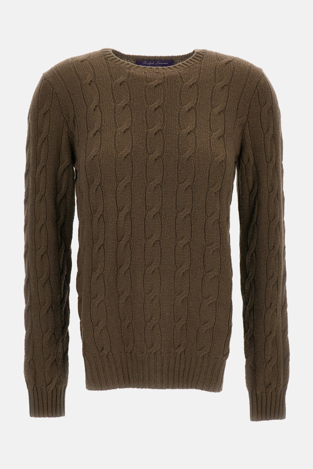 CREWNECK CANLE KNIT PULLOVER