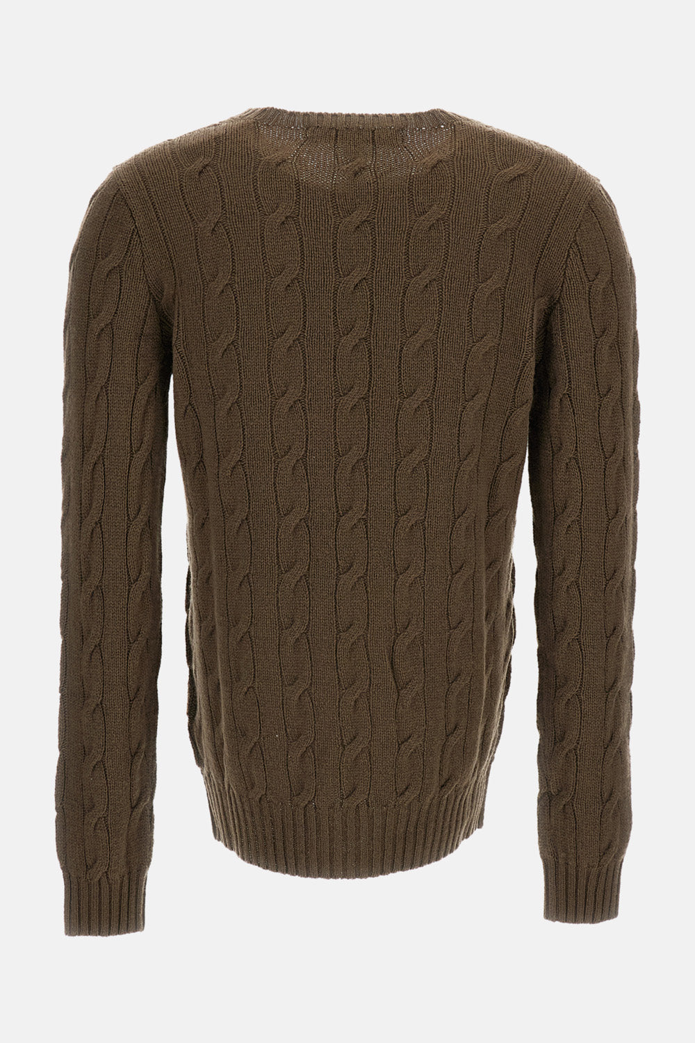 CREWNECK CANLE KNIT PULLOVER