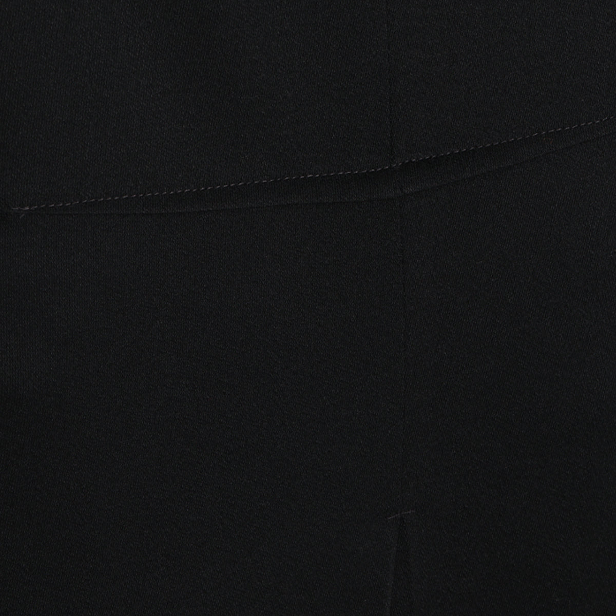 BLACK WOOL LONG SKIRT