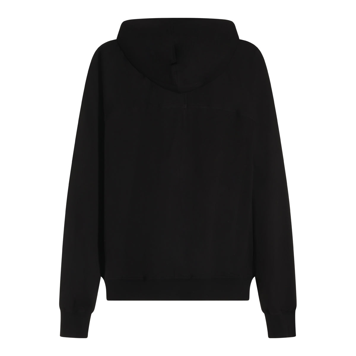 BLACK COTTON WINDBREAKER SWEATSHIRT