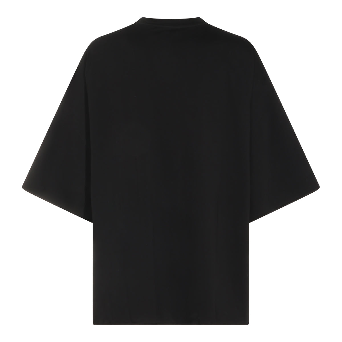 BLACK COTTON TOMMY T-SHIRT