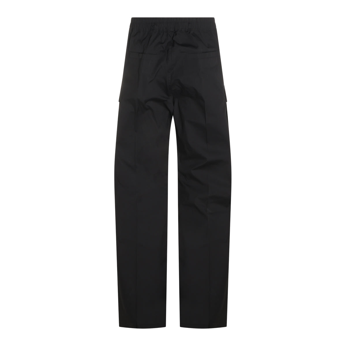 BLACK COTTON CARGOBELA PANTS