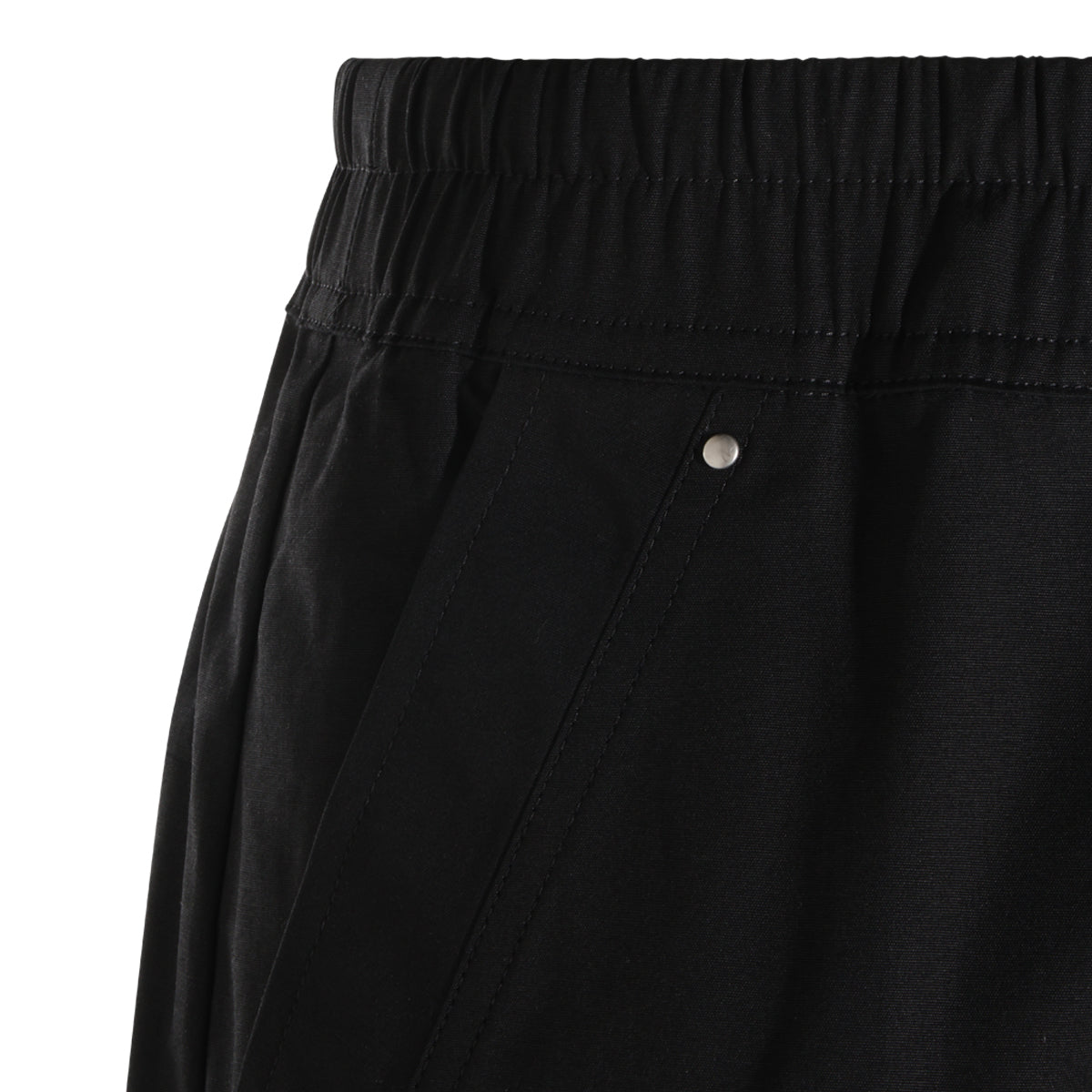 BLACK COTTON CARGOBELA PANTS