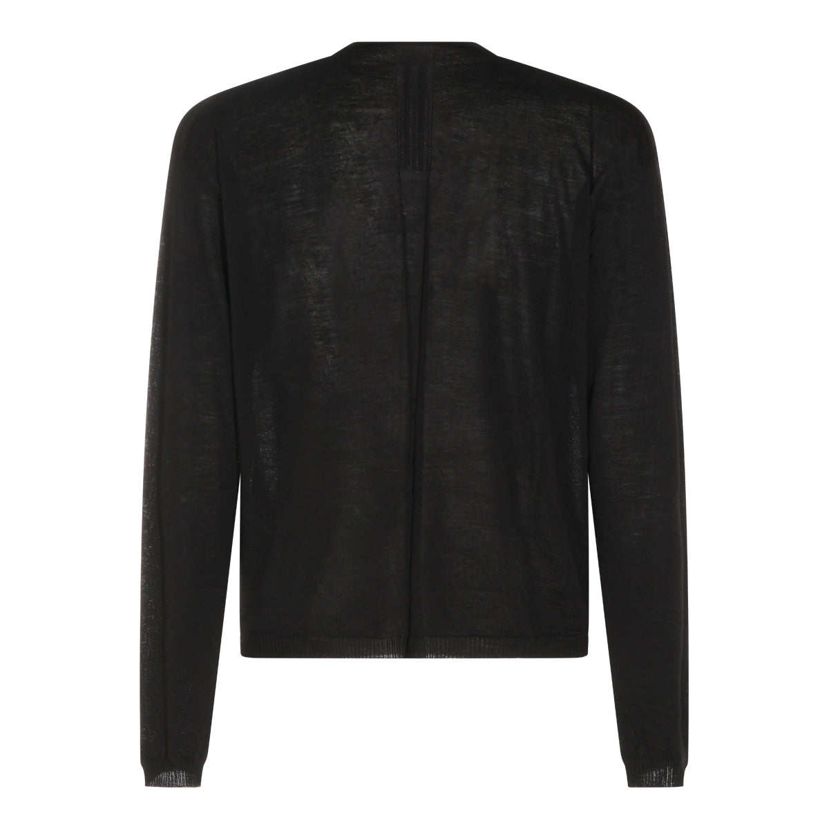 BLACK WOOL KNITWEAR
