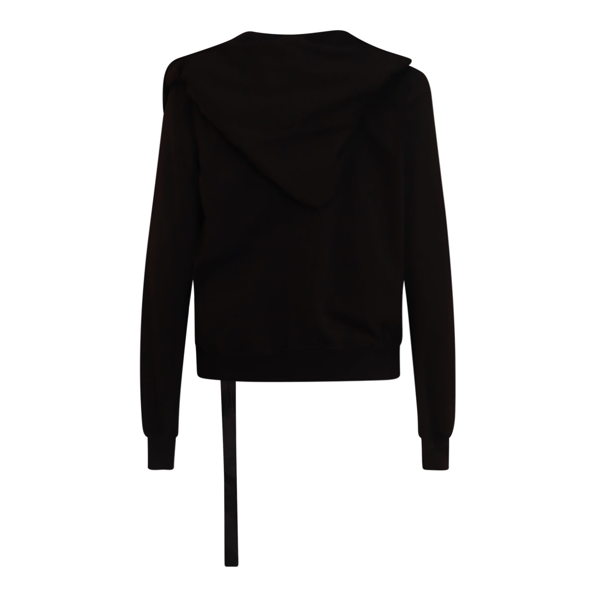 BLACK COTTON MOUNTAIN HOODIE SWEATSHIRT