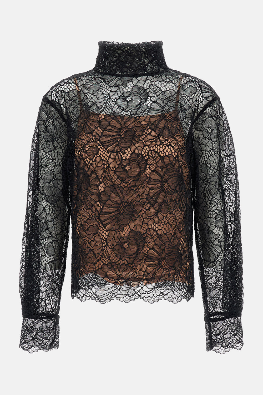 LACE LONG SLEEVE BLOUSE