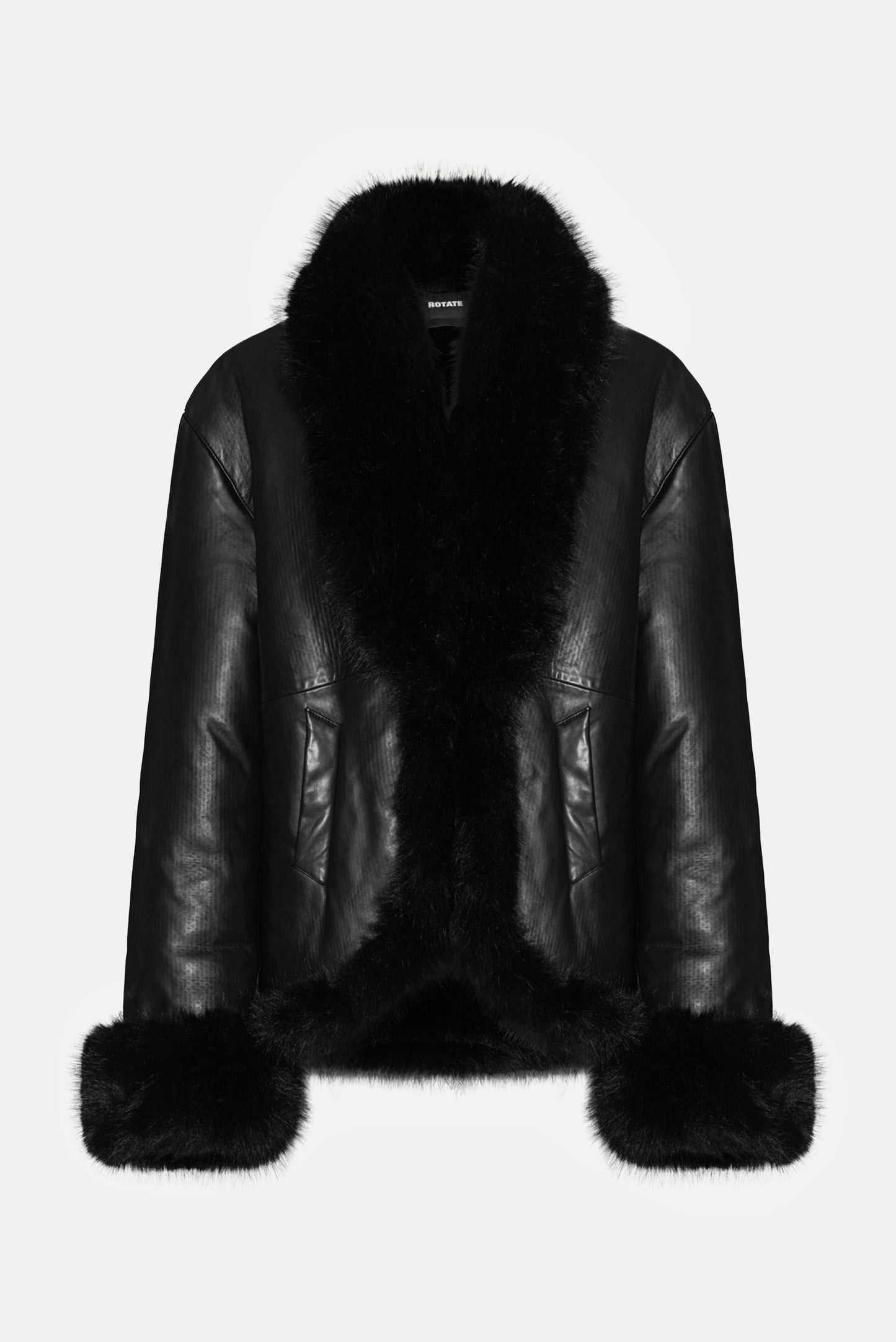 BONDED LEATHER JACKET