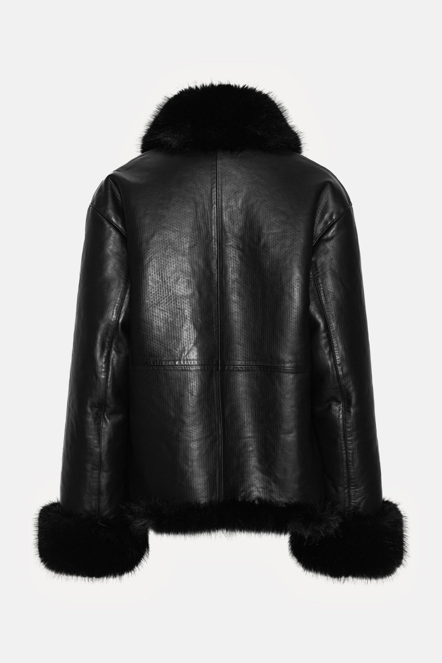 BONDED LEATHER JACKET