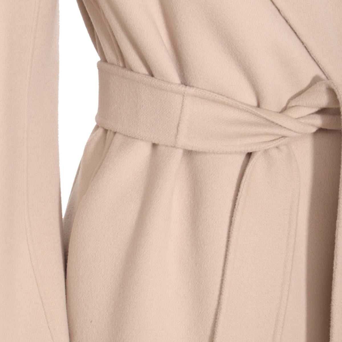 BEIGE VIRGIN WOOL ESTURIA COAT