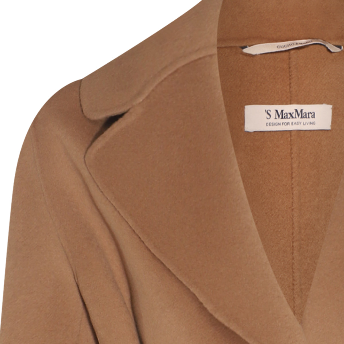 CAMEL VIRGIN WOOL POLDO COAT