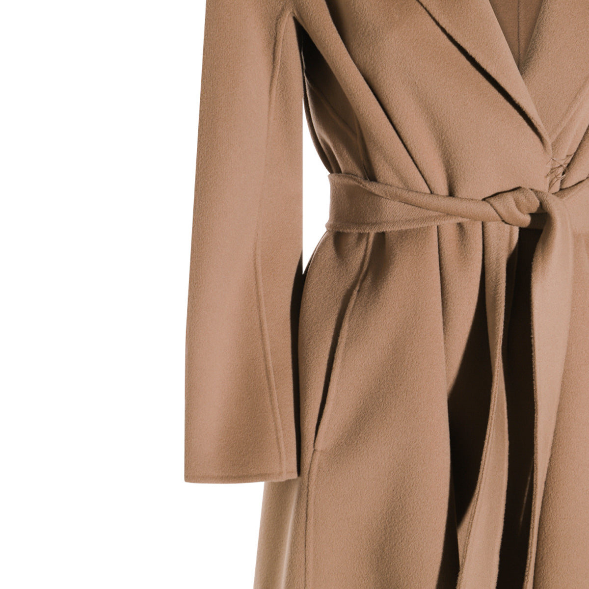 PERFECT CAMEL VIRGIN WOOL ESTURIA COAT