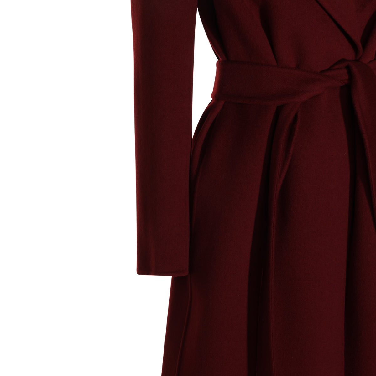 BORDEAUX VIRGIN WOOL POLDO COAT