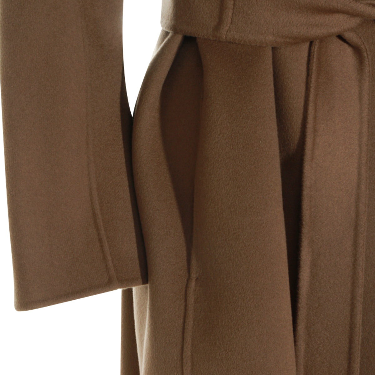 DARK GOLD VIRGIN WOOL ESTURIA COAT