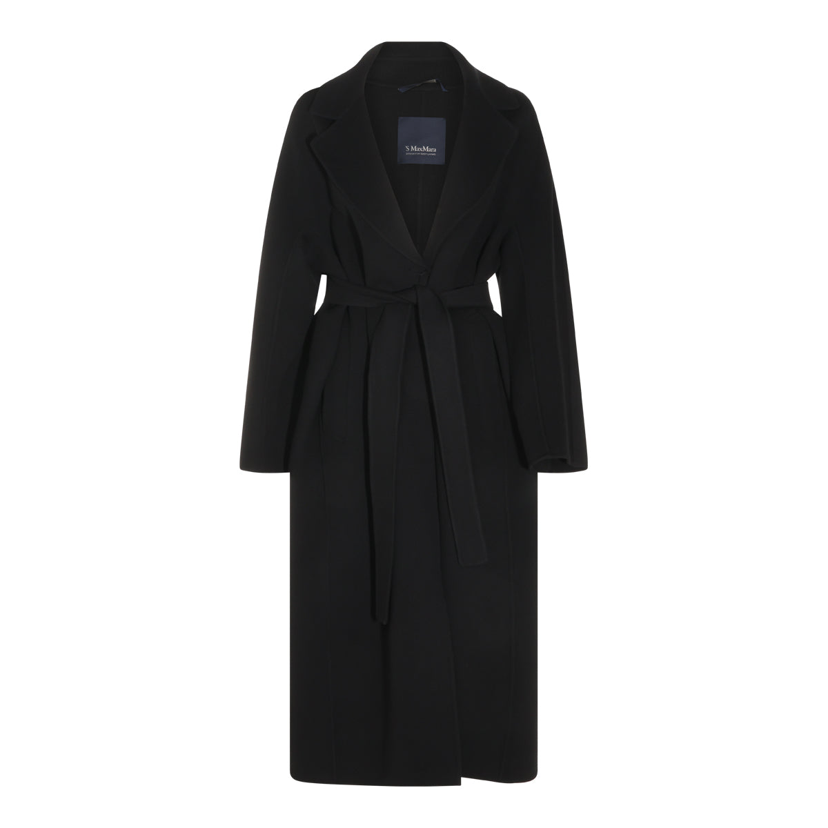 BLACK WOOL PENELOPE COAT