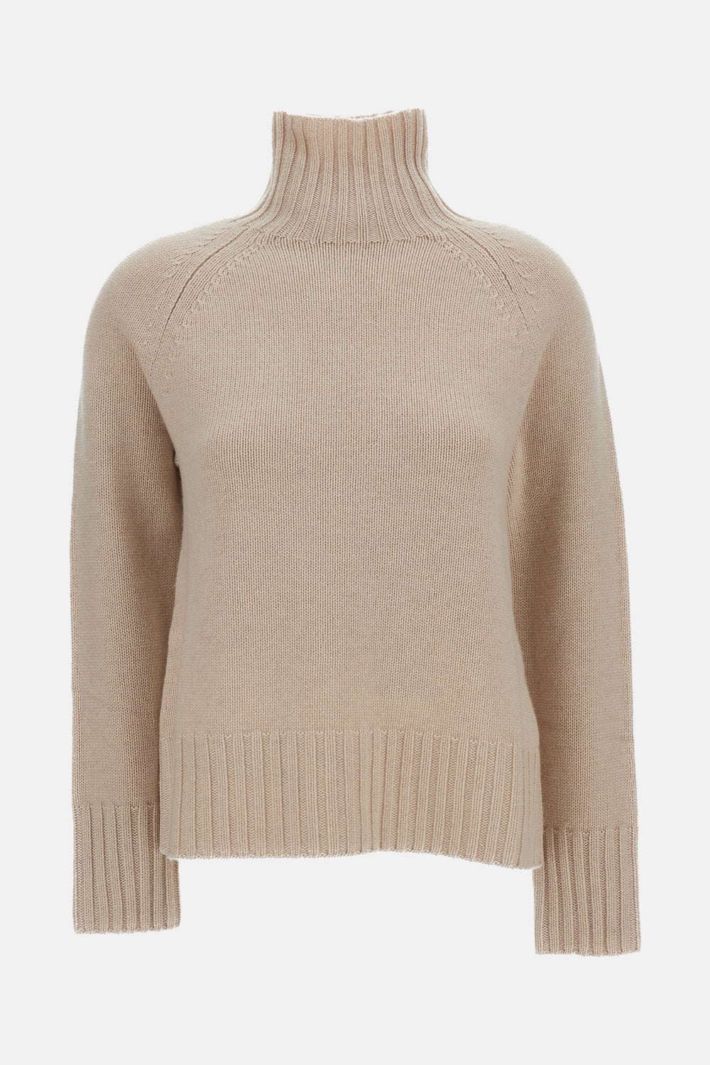 BOXY TURTLENECK WOOL AND CASHMERE SWEATER