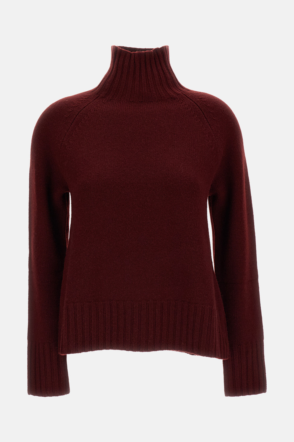 BOXY TURTLENECK WOOL AND CASHMERE SWEATER