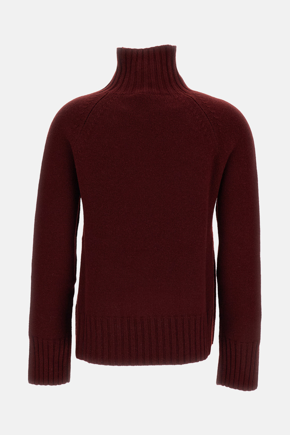 BOXY TURTLENECK WOOL AND CASHMERE SWEATER