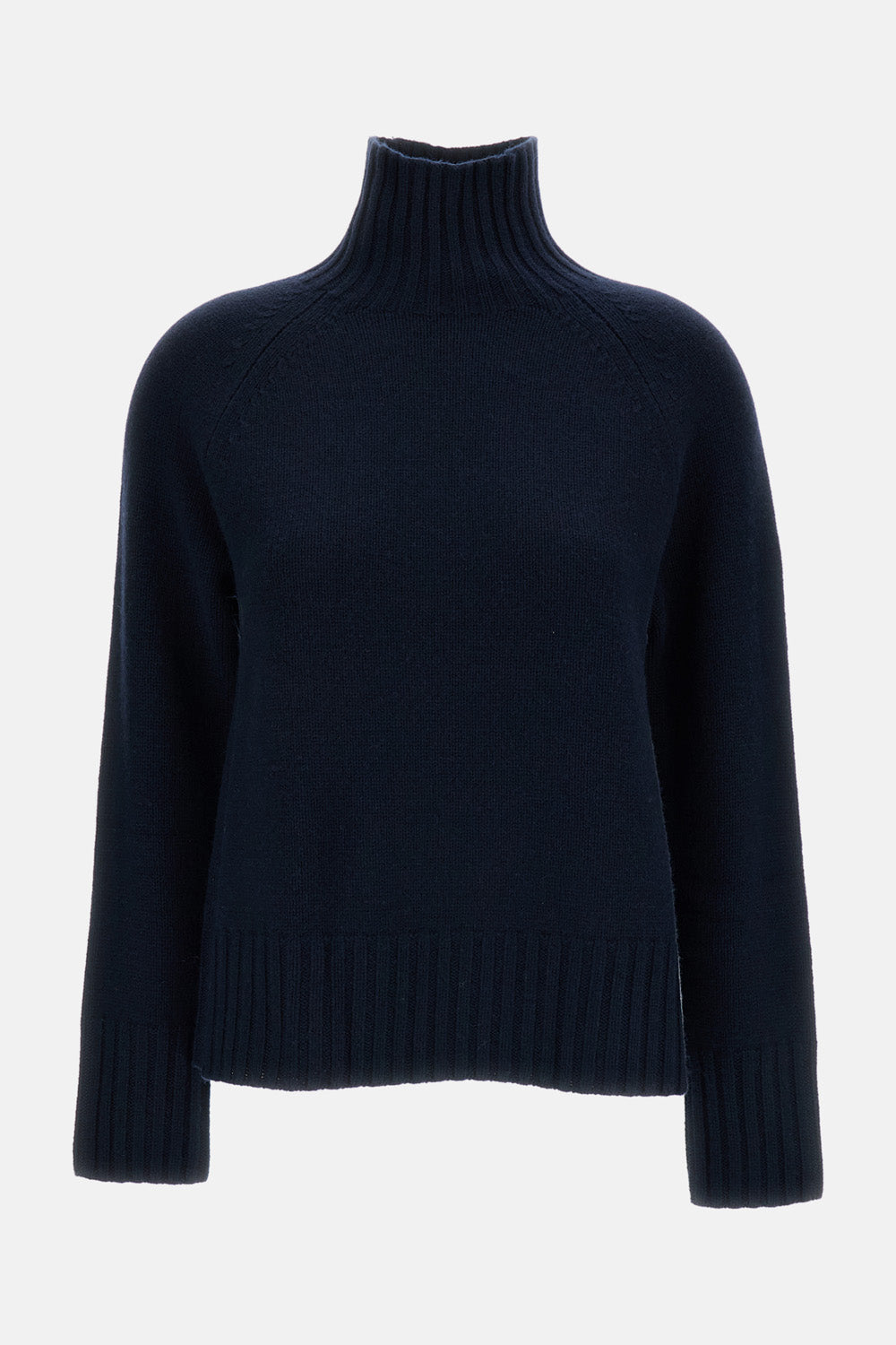 BOXY TURTLENECK WOOL AND CASHMERE SWEATER