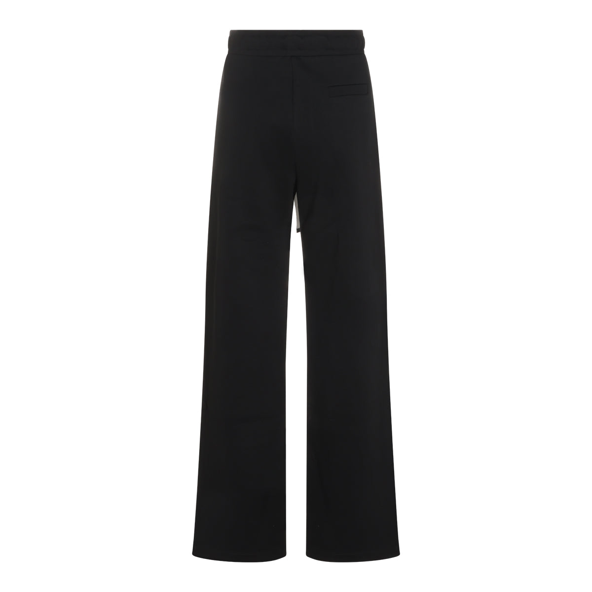 BLACK COTTON BLEND BALI PANTS