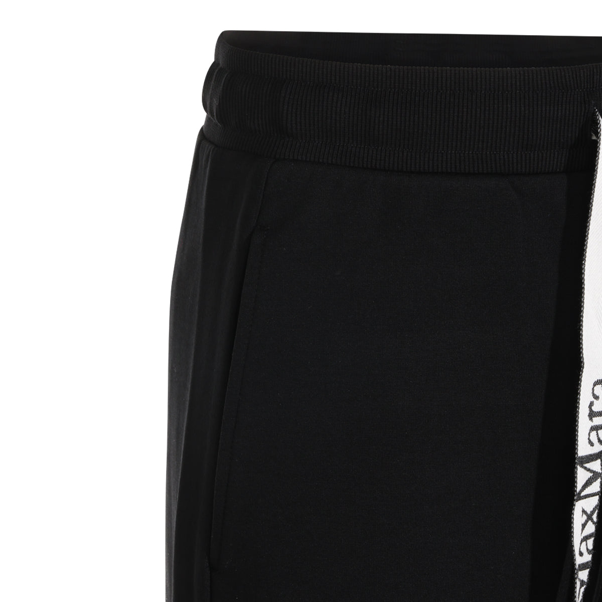 BLACK COTTON BLEND BALI PANTS