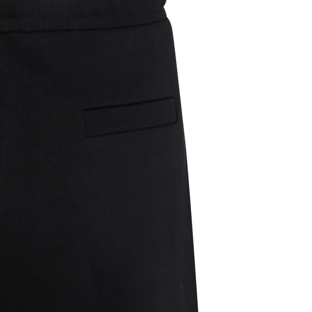 BLACK COTTON BLEND BALI PANTS
