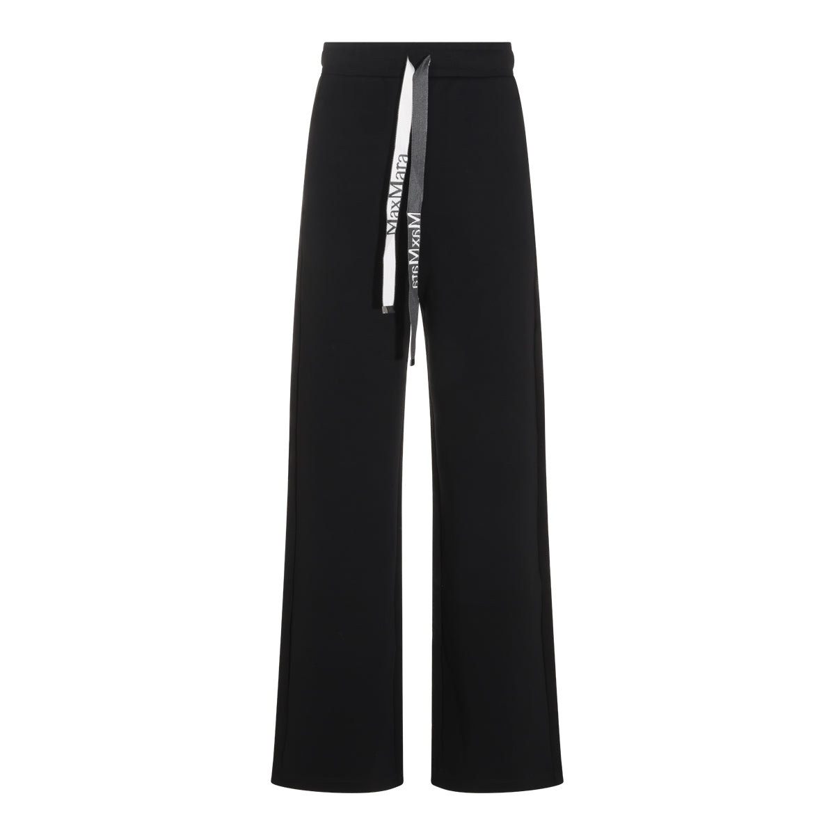 BLACK COTTON BLEND BALI PANTS