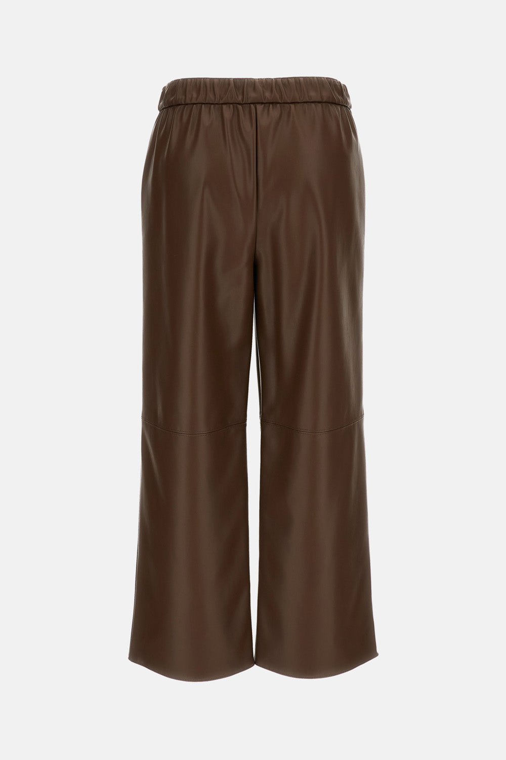 COATED JERSEY CROPPED TROUSERS