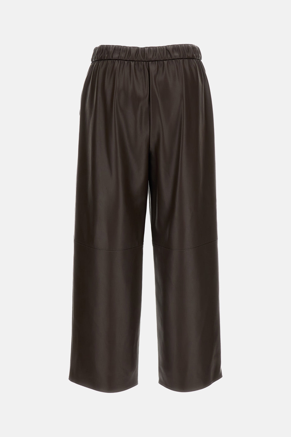 COATED JERSEY CROPPED TROUSERS