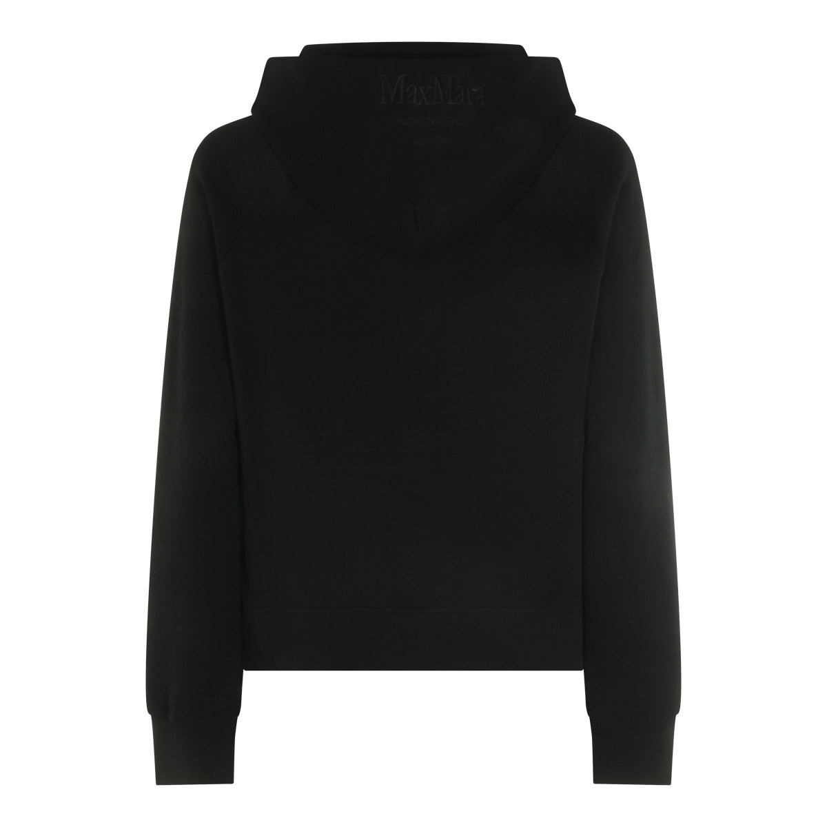 BLACK COTTON BLEND MAREA SWEATSHIRT