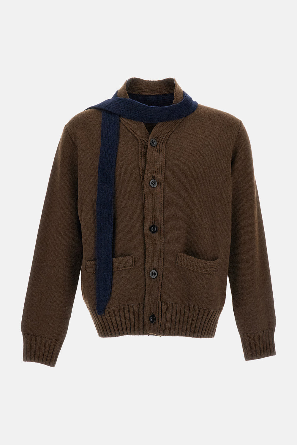 WOOL KNIT CARDIGAN