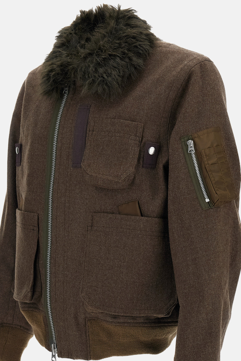WOOL MELTON JACKET