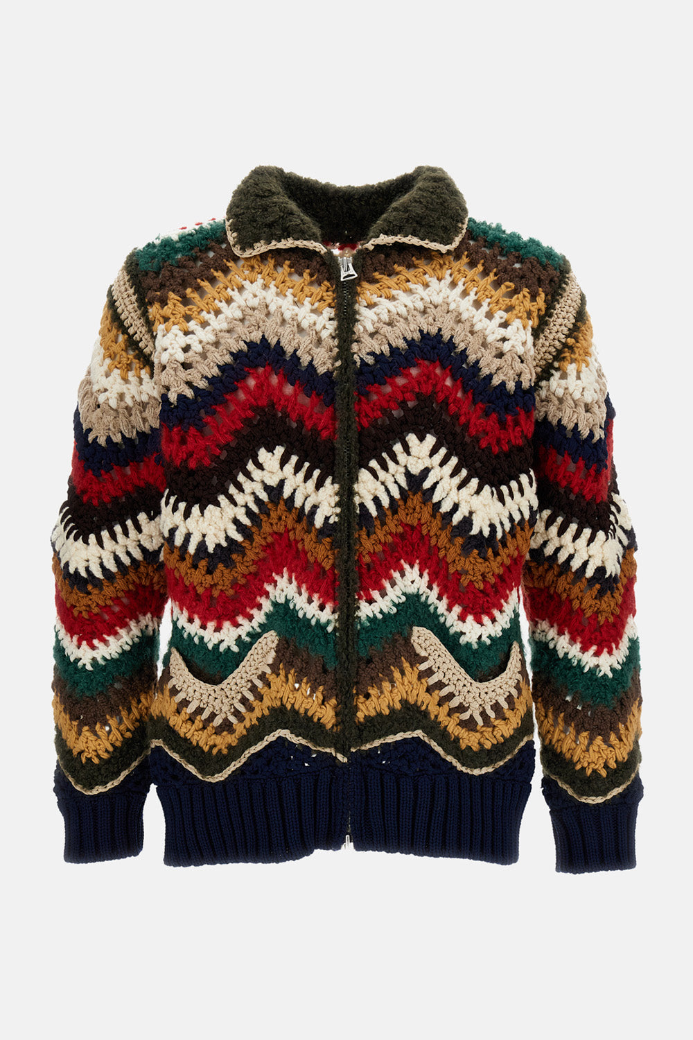 MIX CROCHET KNIT
